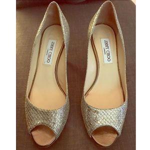 Jimmy Choo Peep Toe Heels
